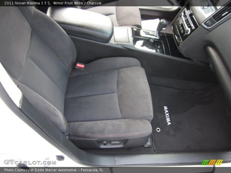 Winter Frost White / Charcoal 2011 Nissan Maxima 3.5 S