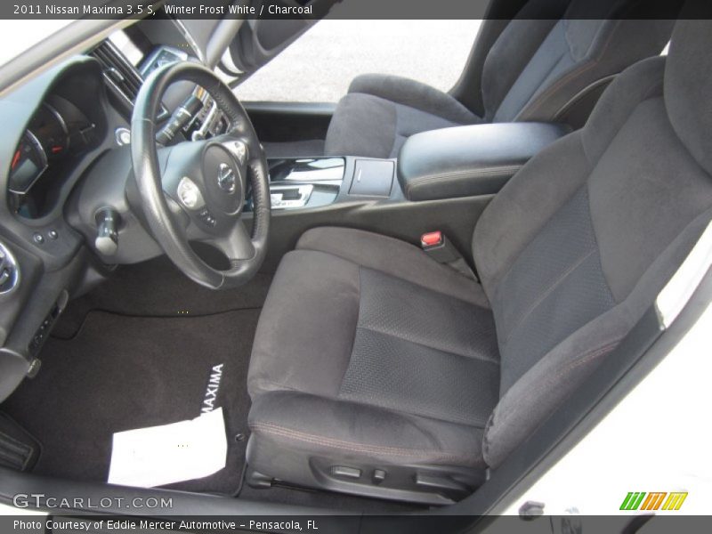 Winter Frost White / Charcoal 2011 Nissan Maxima 3.5 S