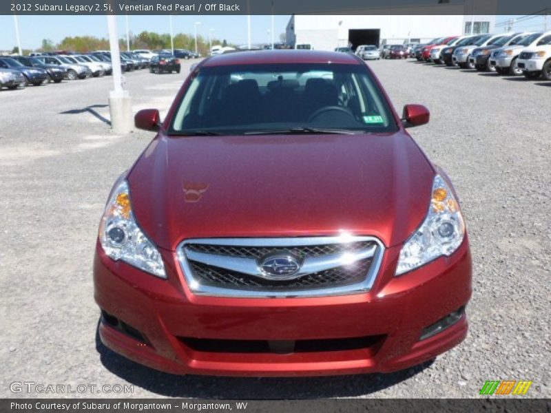 Venetian Red Pearl / Off Black 2012 Subaru Legacy 2.5i