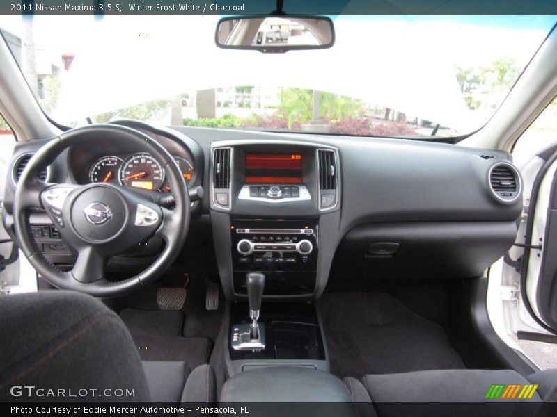 Winter Frost White / Charcoal 2011 Nissan Maxima 3.5 S