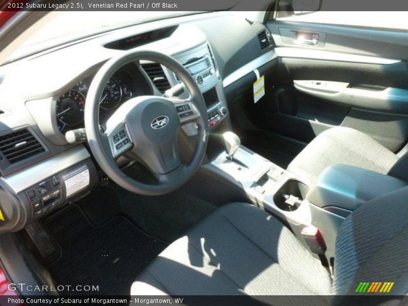 Venetian Red Pearl / Off Black 2012 Subaru Legacy 2.5i