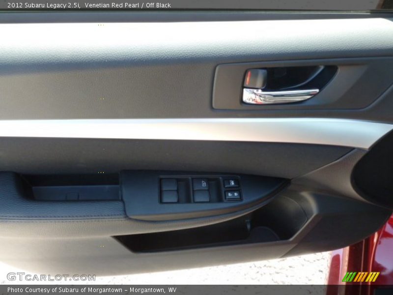 Venetian Red Pearl / Off Black 2012 Subaru Legacy 2.5i