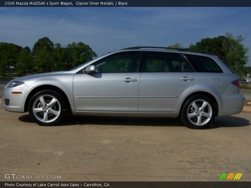 Glacier Silver Metallic / Black 2006 Mazda MAZDA6 s Sport Wagon