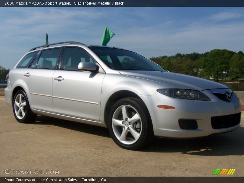 Glacier Silver Metallic / Black 2006 Mazda MAZDA6 s Sport Wagon