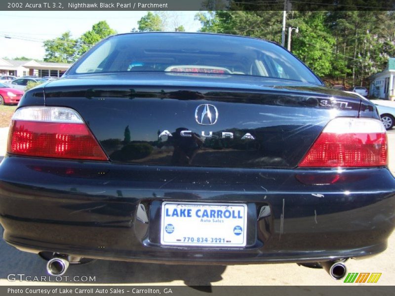 Nighthawk Black Pearl / Parchment 2002 Acura TL 3.2