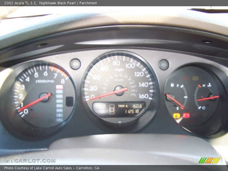 Nighthawk Black Pearl / Parchment 2002 Acura TL 3.2