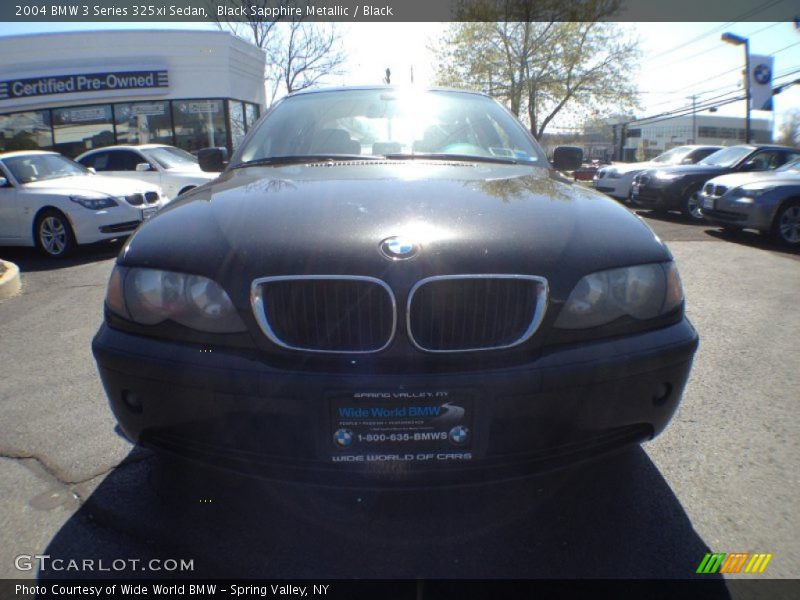 Black Sapphire Metallic / Black 2004 BMW 3 Series 325xi Sedan