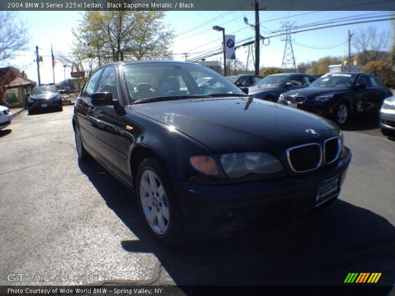 Black Sapphire Metallic / Black 2004 BMW 3 Series 325xi Sedan