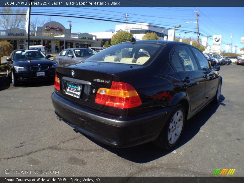 Black Sapphire Metallic / Black 2004 BMW 3 Series 325xi Sedan