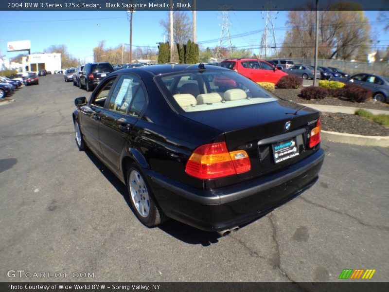Black Sapphire Metallic / Black 2004 BMW 3 Series 325xi Sedan