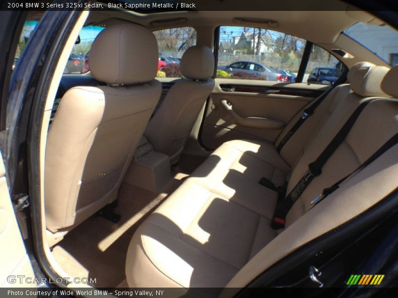 Black Sapphire Metallic / Black 2004 BMW 3 Series 325xi Sedan