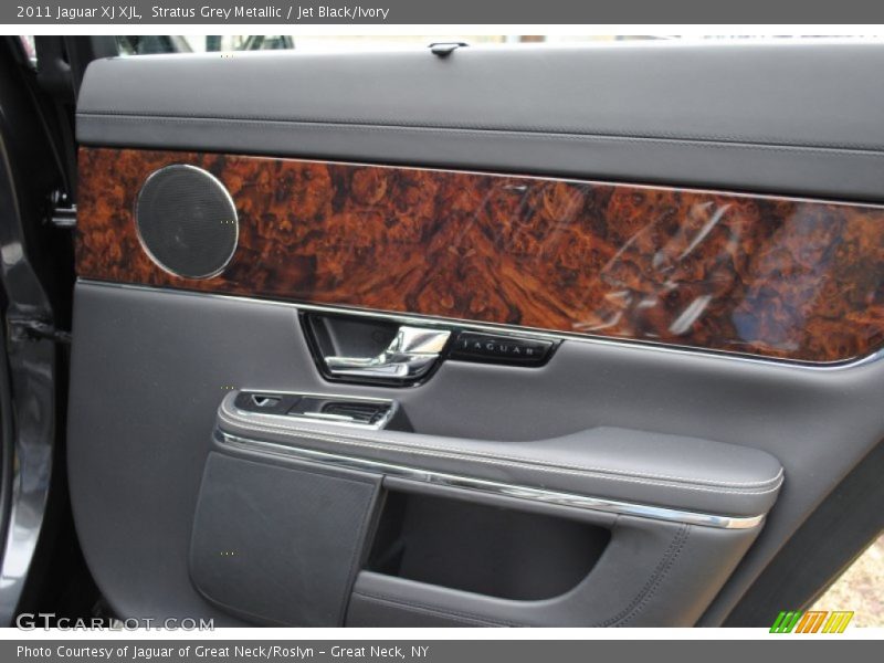 Stratus Grey Metallic / Jet Black/Ivory 2011 Jaguar XJ XJL