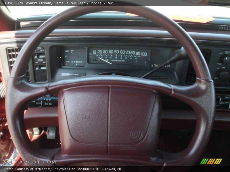 Santa Fe Red Pearl / Bordeaux Red 1998 Buick LeSabre Custom