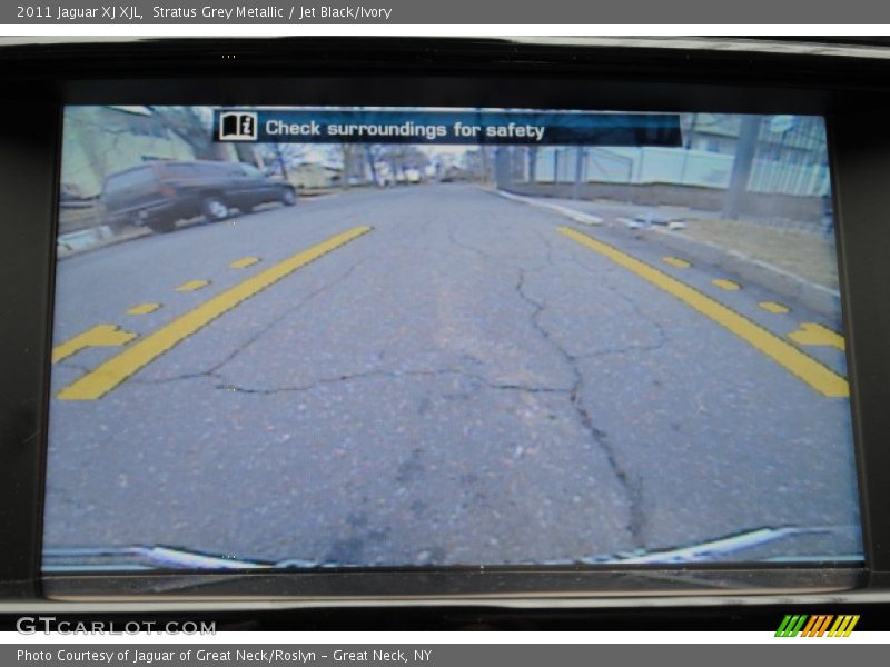 Stratus Grey Metallic / Jet Black/Ivory 2011 Jaguar XJ XJL