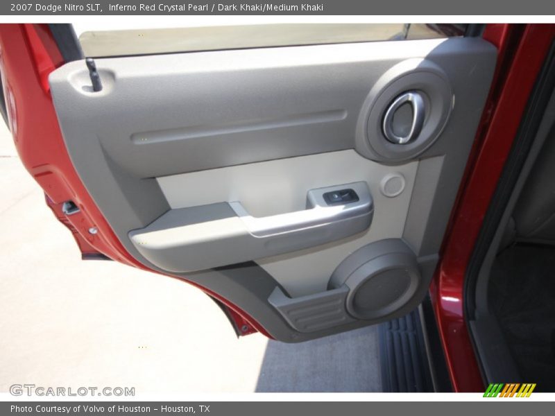 Inferno Red Crystal Pearl / Dark Khaki/Medium Khaki 2007 Dodge Nitro SLT