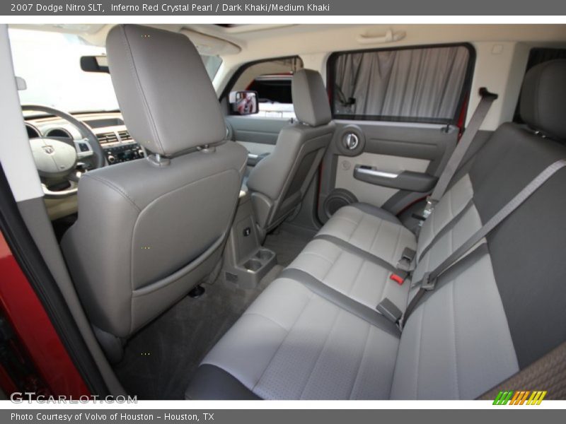 Inferno Red Crystal Pearl / Dark Khaki/Medium Khaki 2007 Dodge Nitro SLT