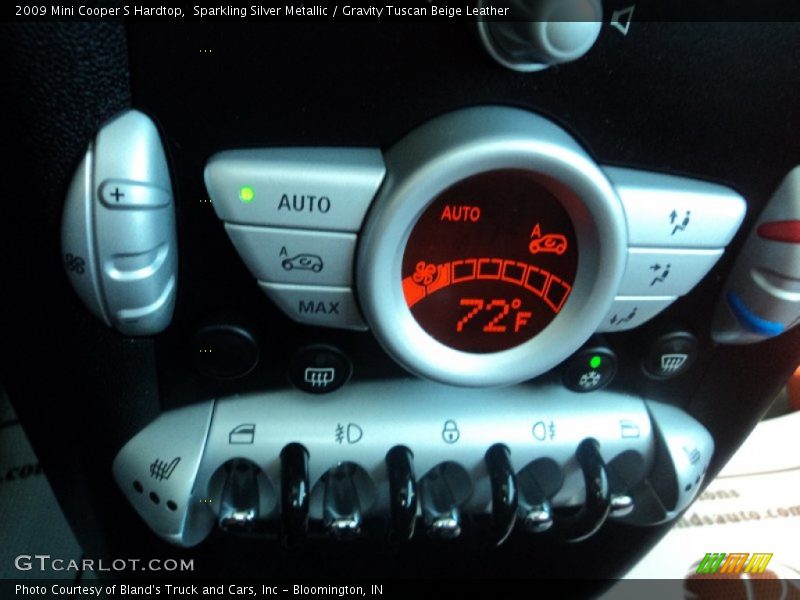 Sparkling Silver Metallic / Gravity Tuscan Beige Leather 2009 Mini Cooper S Hardtop