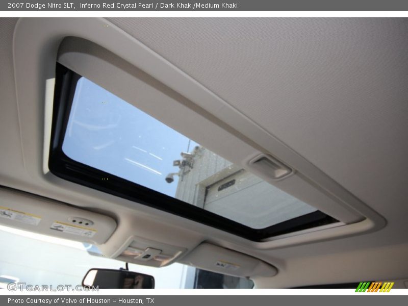 Inferno Red Crystal Pearl / Dark Khaki/Medium Khaki 2007 Dodge Nitro SLT