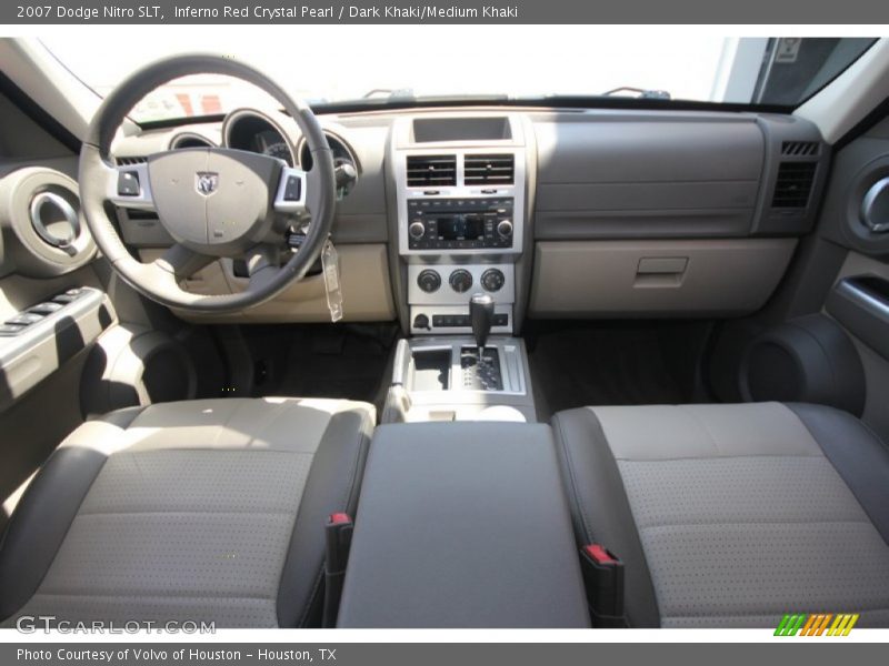 Inferno Red Crystal Pearl / Dark Khaki/Medium Khaki 2007 Dodge Nitro SLT