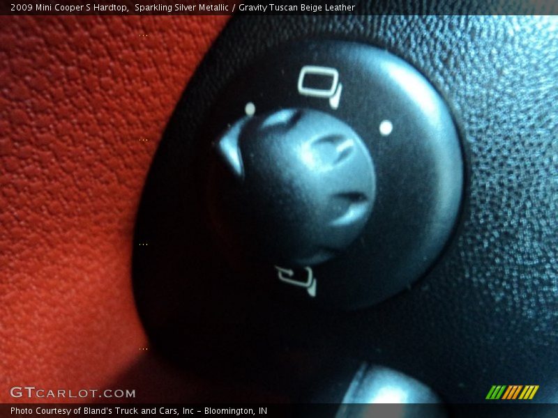 Sparkling Silver Metallic / Gravity Tuscan Beige Leather 2009 Mini Cooper S Hardtop