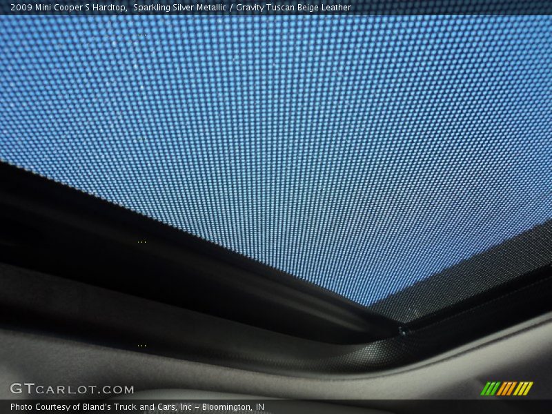 Sparkling Silver Metallic / Gravity Tuscan Beige Leather 2009 Mini Cooper S Hardtop