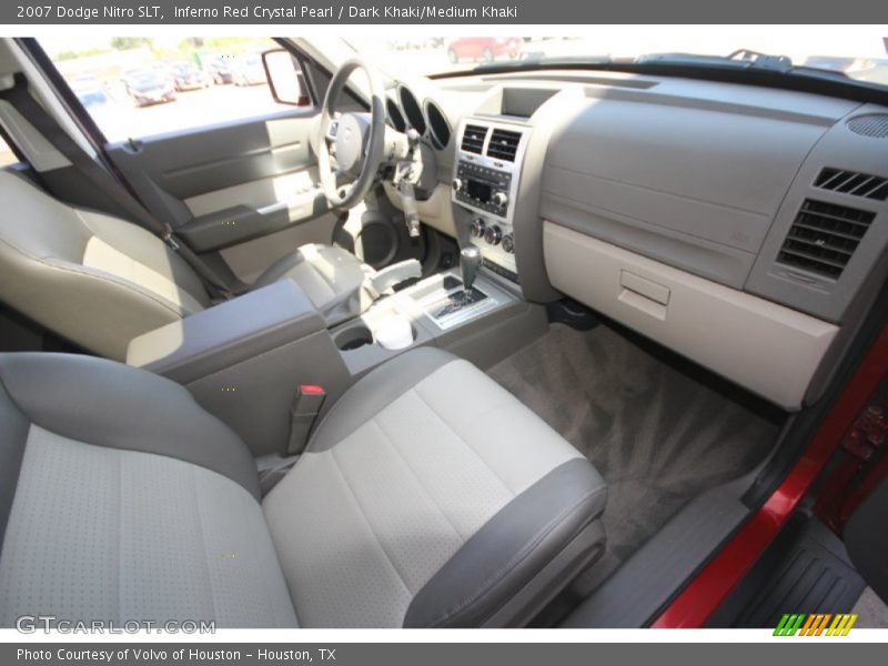 Inferno Red Crystal Pearl / Dark Khaki/Medium Khaki 2007 Dodge Nitro SLT