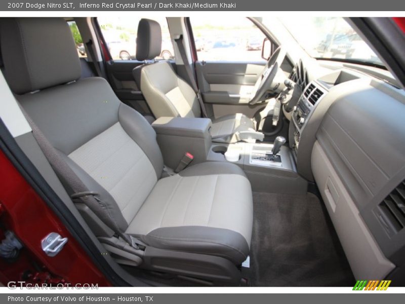 Inferno Red Crystal Pearl / Dark Khaki/Medium Khaki 2007 Dodge Nitro SLT