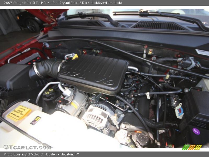 Inferno Red Crystal Pearl / Dark Khaki/Medium Khaki 2007 Dodge Nitro SLT