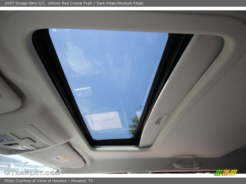 Inferno Red Crystal Pearl / Dark Khaki/Medium Khaki 2007 Dodge Nitro SLT