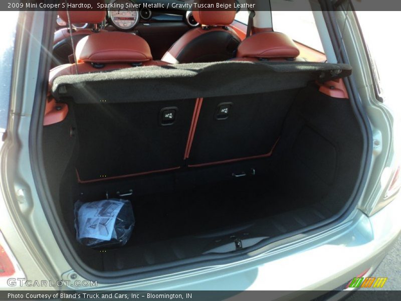 Sparkling Silver Metallic / Gravity Tuscan Beige Leather 2009 Mini Cooper S Hardtop