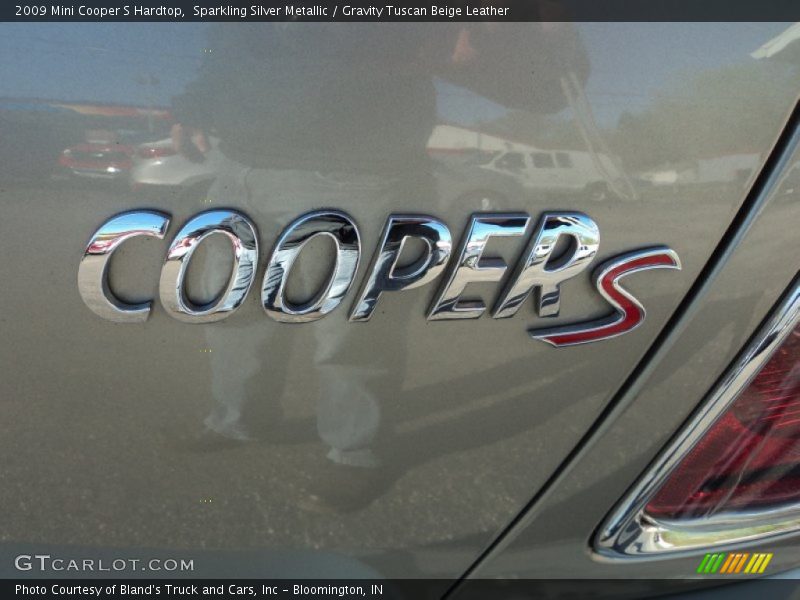 Sparkling Silver Metallic / Gravity Tuscan Beige Leather 2009 Mini Cooper S Hardtop