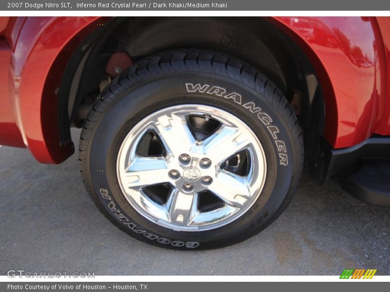 Inferno Red Crystal Pearl / Dark Khaki/Medium Khaki 2007 Dodge Nitro SLT