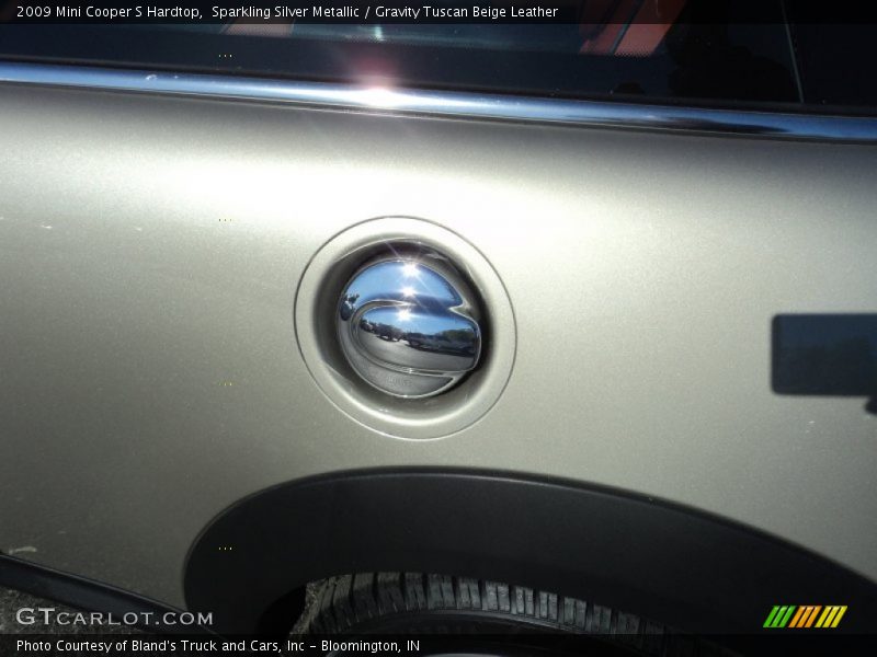 Sparkling Silver Metallic / Gravity Tuscan Beige Leather 2009 Mini Cooper S Hardtop