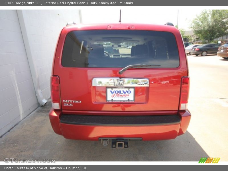 Inferno Red Crystal Pearl / Dark Khaki/Medium Khaki 2007 Dodge Nitro SLT