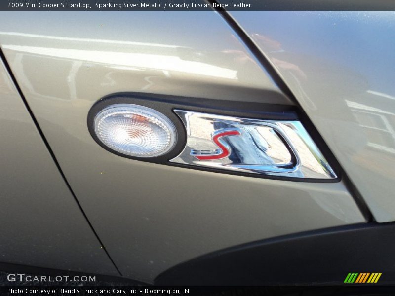 Sparkling Silver Metallic / Gravity Tuscan Beige Leather 2009 Mini Cooper S Hardtop