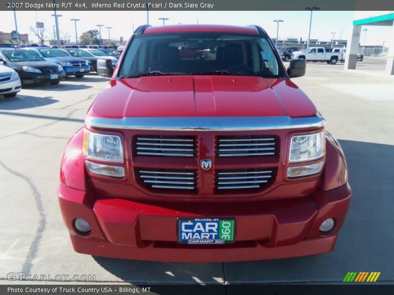 Inferno Red Crystal Pearl / Dark Slate Gray 2007 Dodge Nitro R/T 4x4