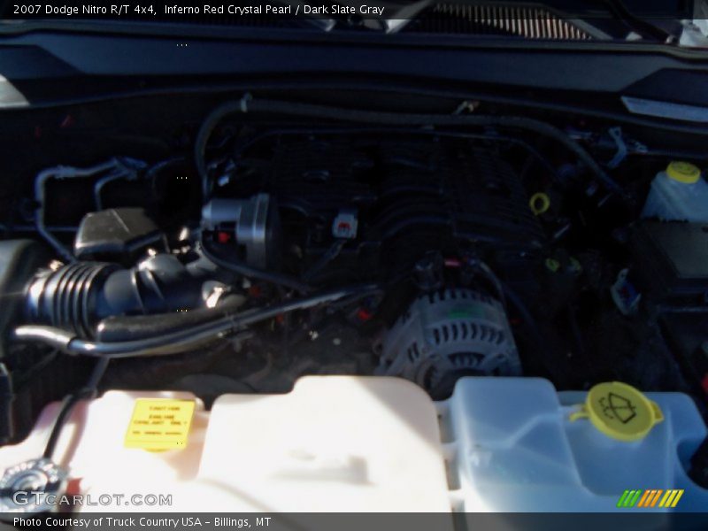 Inferno Red Crystal Pearl / Dark Slate Gray 2007 Dodge Nitro R/T 4x4