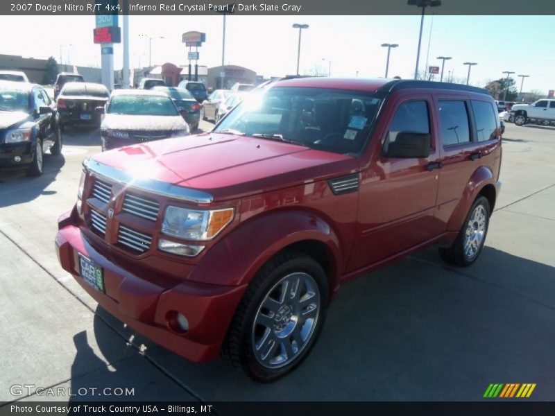 Inferno Red Crystal Pearl / Dark Slate Gray 2007 Dodge Nitro R/T 4x4