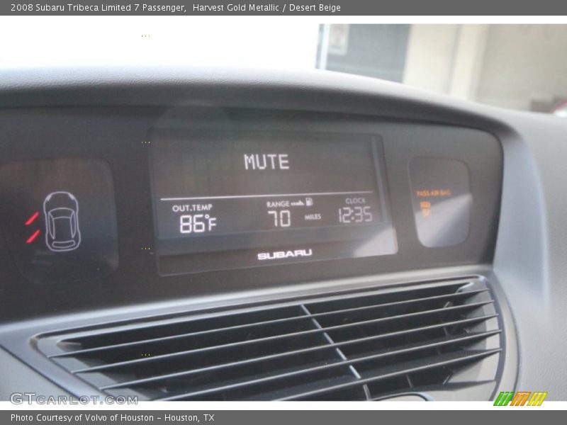 Harvest Gold Metallic / Desert Beige 2008 Subaru Tribeca Limited 7 Passenger