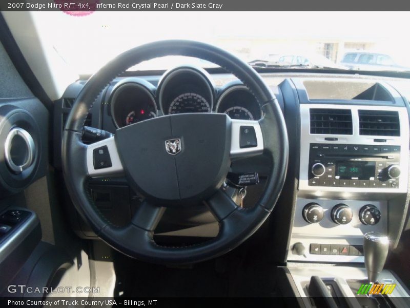 Inferno Red Crystal Pearl / Dark Slate Gray 2007 Dodge Nitro R/T 4x4