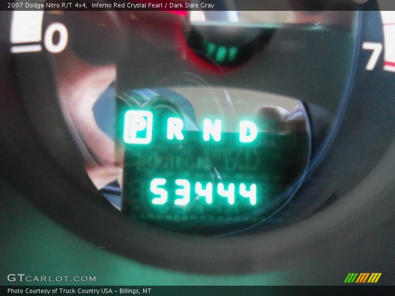 Inferno Red Crystal Pearl / Dark Slate Gray 2007 Dodge Nitro R/T 4x4