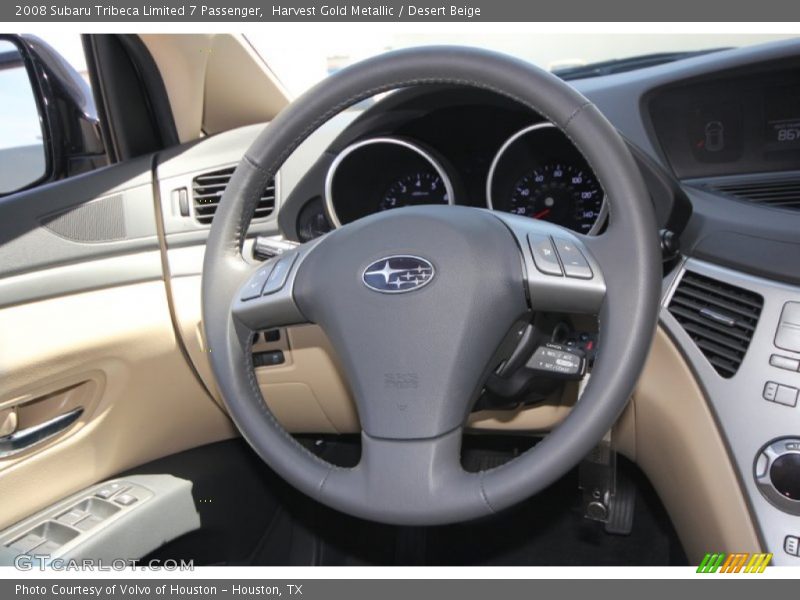 Harvest Gold Metallic / Desert Beige 2008 Subaru Tribeca Limited 7 Passenger
