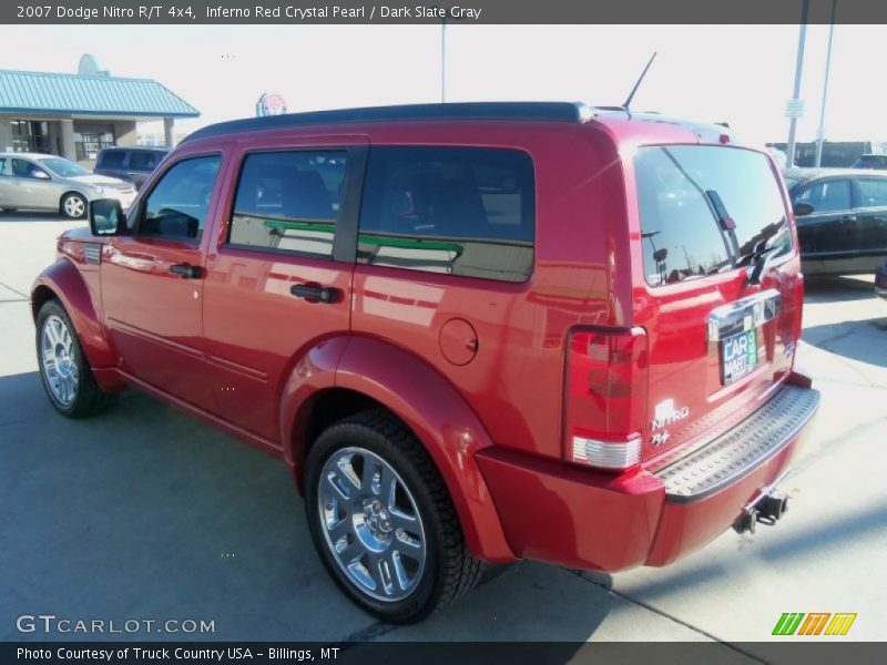 Inferno Red Crystal Pearl / Dark Slate Gray 2007 Dodge Nitro R/T 4x4