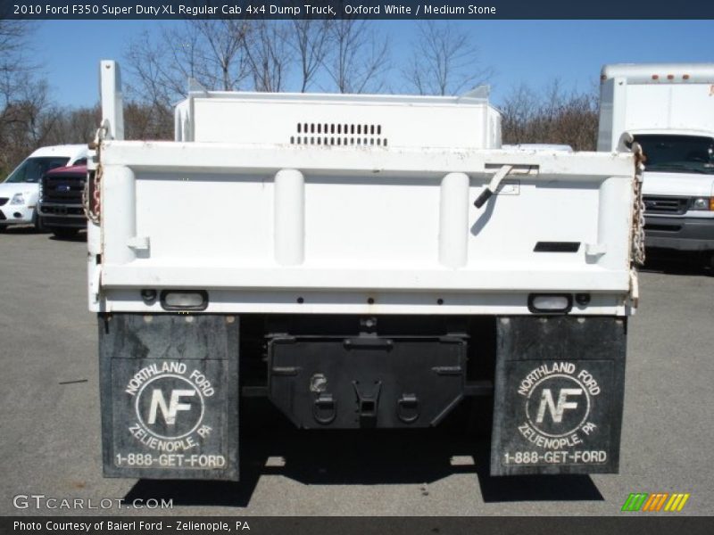 Oxford White / Medium Stone 2010 Ford F350 Super Duty XL Regular Cab 4x4 Dump Truck