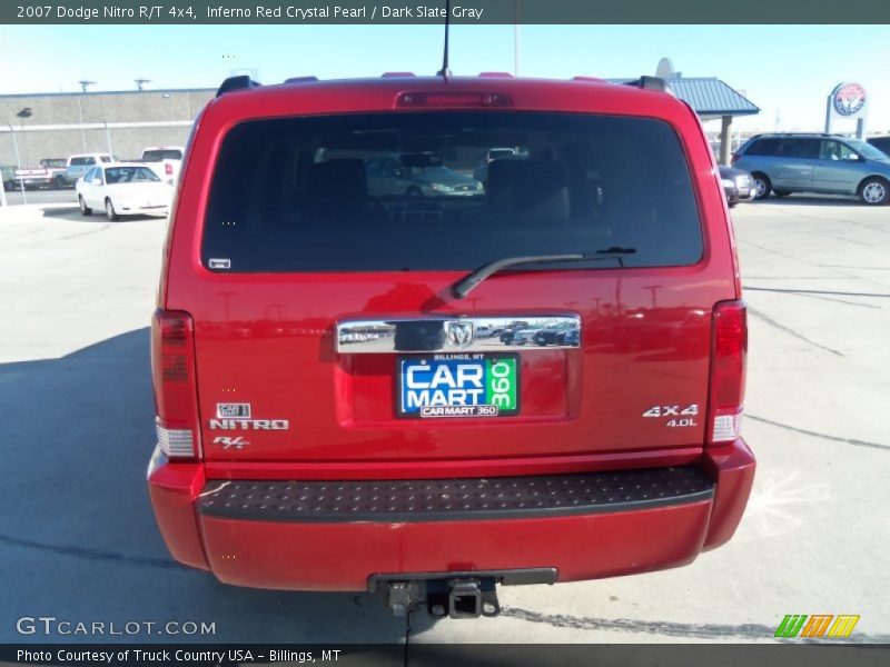 Inferno Red Crystal Pearl / Dark Slate Gray 2007 Dodge Nitro R/T 4x4