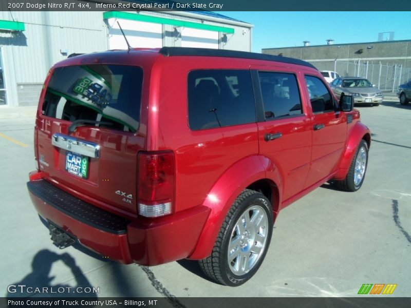 Inferno Red Crystal Pearl / Dark Slate Gray 2007 Dodge Nitro R/T 4x4