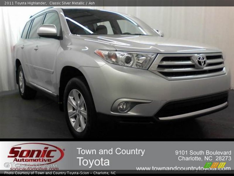Classic Silver Metallic / Ash 2011 Toyota Highlander