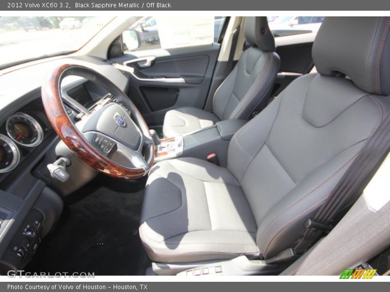 Black Sapphire Metallic / Off Black 2012 Volvo XC60 3.2