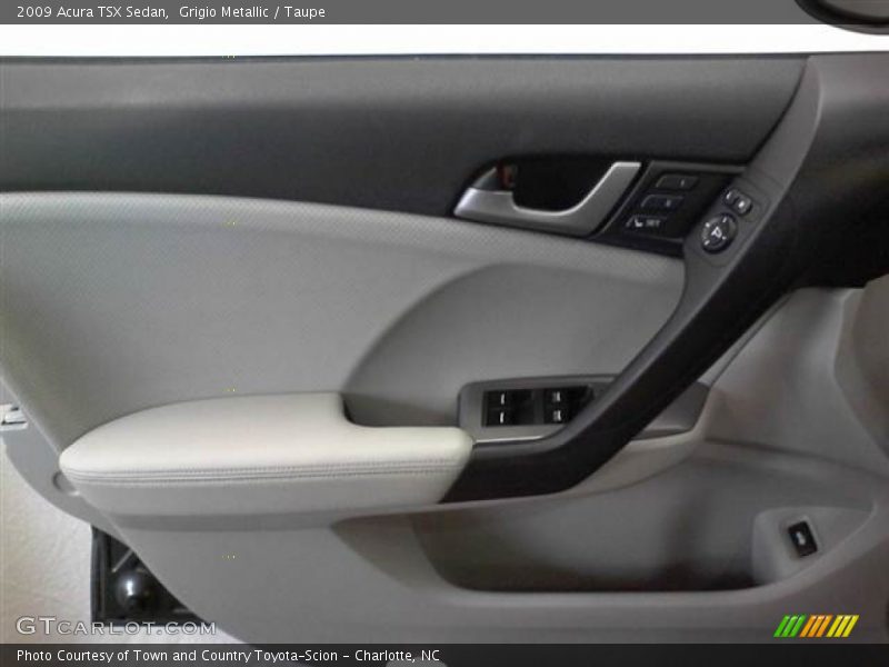 Grigio Metallic / Taupe 2009 Acura TSX Sedan
