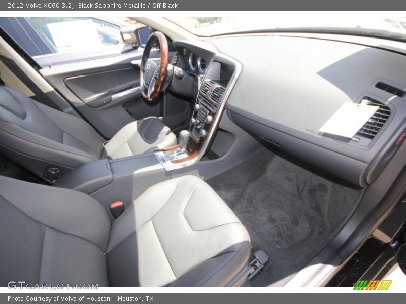Black Sapphire Metallic / Off Black 2012 Volvo XC60 3.2
